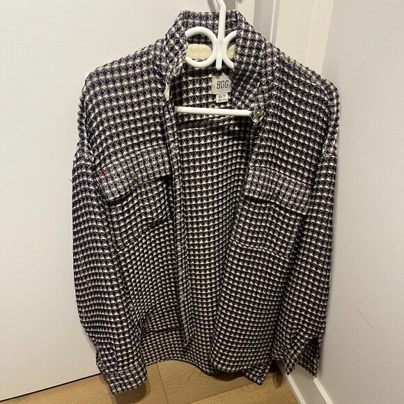 Urban Outfitters checkered cardigan/ blouse - Picture 1 of 1